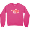 look late Crewneck Sweatshirt