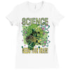 science needs your brain Ladies Fitted T-Shirt