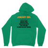 January Girl Hated By Many Unisex Hoodie