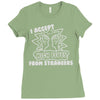 i accept high fives from strangers Ladies Fitted T-Shirt
