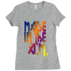 made in the am Ladies Fitted T-Shirt