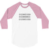 dad in binary code 3/4 Sleeve Shirt