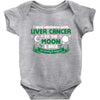 I Love Someone with Liver Cancer to The Moon and Back to Infinity Baby Bodysuit