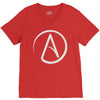 atheist atheism atheismus V-Neck Tee