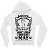 Never Underestimate Dog Rescuer Who Was Born May Zipper Hoodie