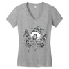 back to modern times Women's V-Neck T-Shirt