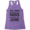 all men are created equal june Racerback Tank