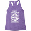 Pisces Hated By Many Wanted By Plenty Racerback Tank