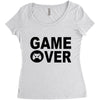 game over Women's Triblend Scoop T-shirt