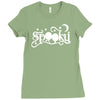 halloween spooky Ladies Fitted T-Shirt