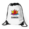 Canada Leaf LGBT Drawstring Bags