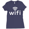 wifi Ladies Fitted T-Shirt