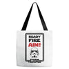 ready fire aim Tote Bags