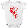 heartless splatter Baby Bodysuit