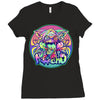 psycho cat Ladies Fitted T-Shirt