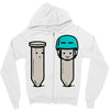 lace Zipper Hoodie