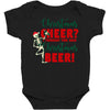 christmas cheer i thought you said christmas beer Baby Bodysuit