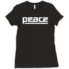 peace drum new Ladies Fitted T-Shirt