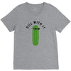 dill with it black logo V-Neck Tee