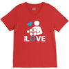 portal true love   aperture lab video gamer teleport online pc goal te V-Neck Tee