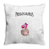 Pregosaurus Girl Throw Pillow
