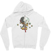 overwatch zenyatta cute spray Zipper Hoodie