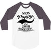 New Poppy 2018 Rokie Dept. 3/4 Sleeve Shirt