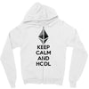 Keep Calm And Hodl Ethereum Zipper Hoodie