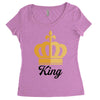 king Women's Triblend Scoop T-shirt