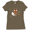 nocturnowl Ladies Fitted T-Shirt