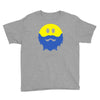 bearded smiley face Youth Tee