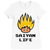 saiyan life Ladies Fitted T-Shirt