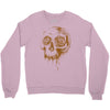 skull water color Crewneck Sweatshirt