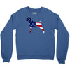 patriotic boxer Crewneck Sweatshirt