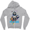 who loves frenchies Zipper Hoodie