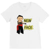 new face V-Neck Tee