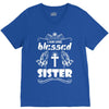 I Am One Blessed Sister V-Neck Tee