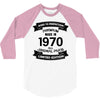 Premium Vintage 1970 3/4 Sleeve Shirt