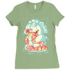 polar bear Ladies Fitted T-Shirt