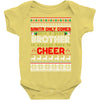 Santa Only Comes Once A Year Brother Is Always Here To Cheer Baby Onesie