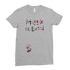 Muggle On Board Floral Ladies Fitted T-Shirt