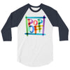 pop off brush 3/4 Sleeve Shirt
