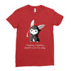 grim bunny Ladies Fitted T-Shirt