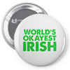 world's okayest irish Pin-back button