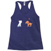 optimistic courtship Racerback Tank