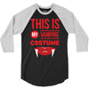 this is my vampire costume 3/4 Sleeve Shirt