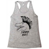 i wanna rock! Racerback Tank
