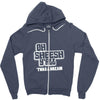 jake and amir oh sheesh y'all Zipper Hoodie