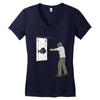 practice range Women's V-Neck T-Shirt