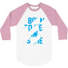 BORN TO BE AWESOME 3/4 Sleeve Shirt